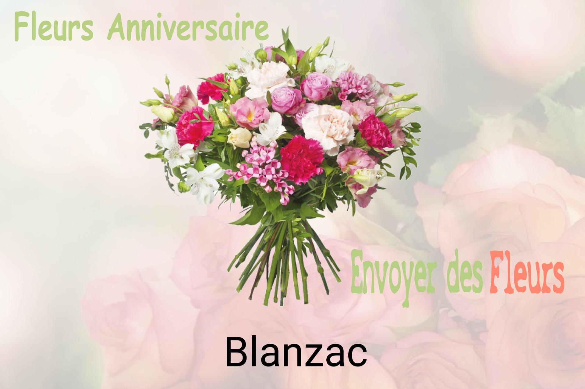 Bouquet de fleurs d’anniversaire livré à Blanzac